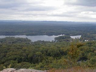 The view from Mt. Lamentation , CT