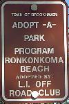 Adopt-A-Park Sign